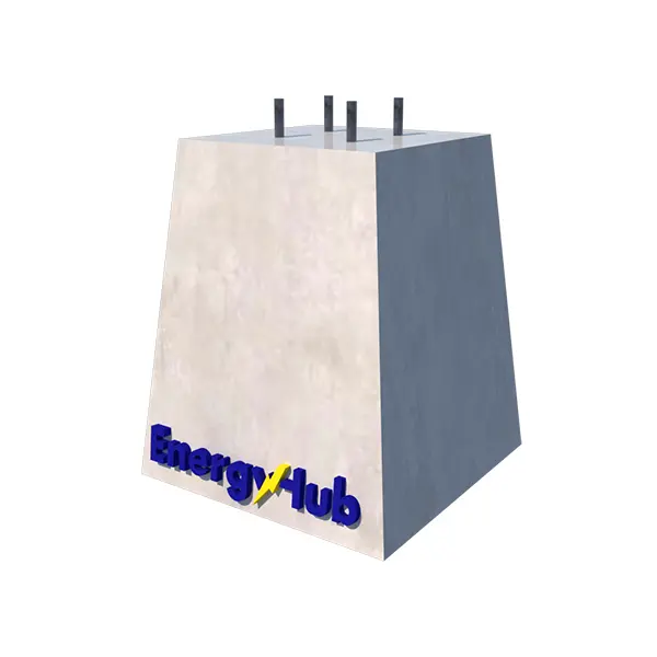 Base de Concreto Piramidal